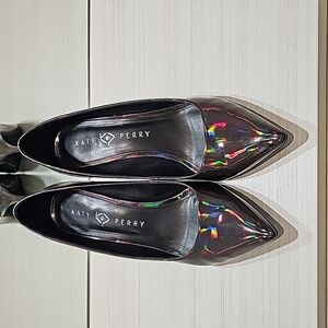Katy perry rainbow chrome heels 9.5